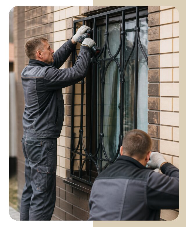 Установка решеток в дом в Новоуральске по цене от 3573 р. | ДвериЛегко-Нву